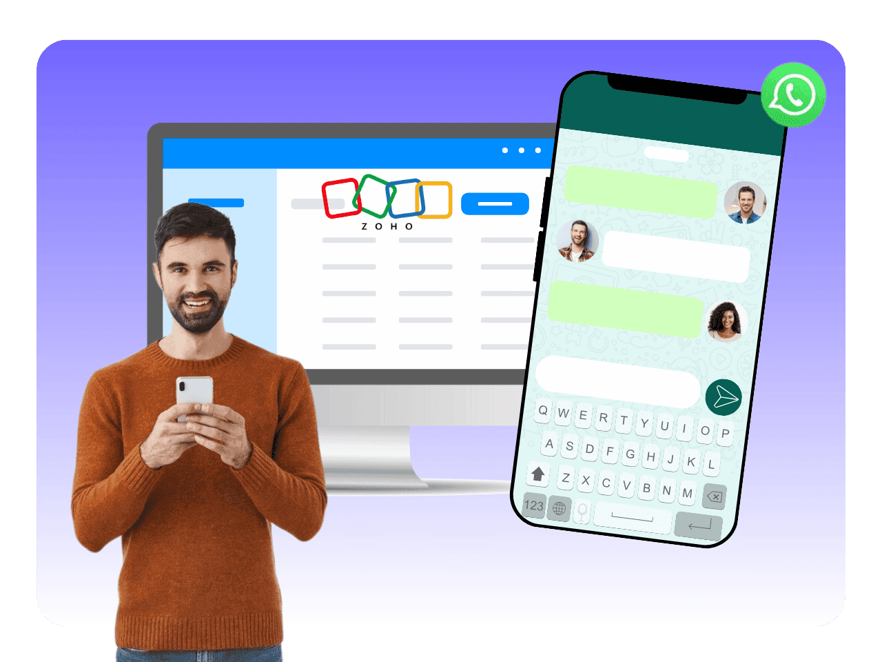 Zoho CRM UI